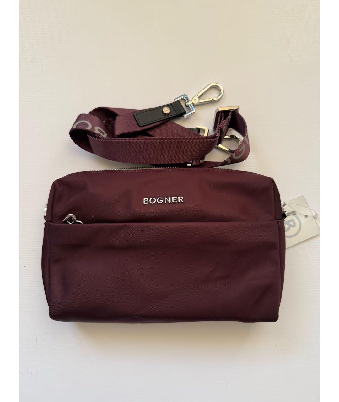 BOGNER Бордовая сумка через плечо, фото 6