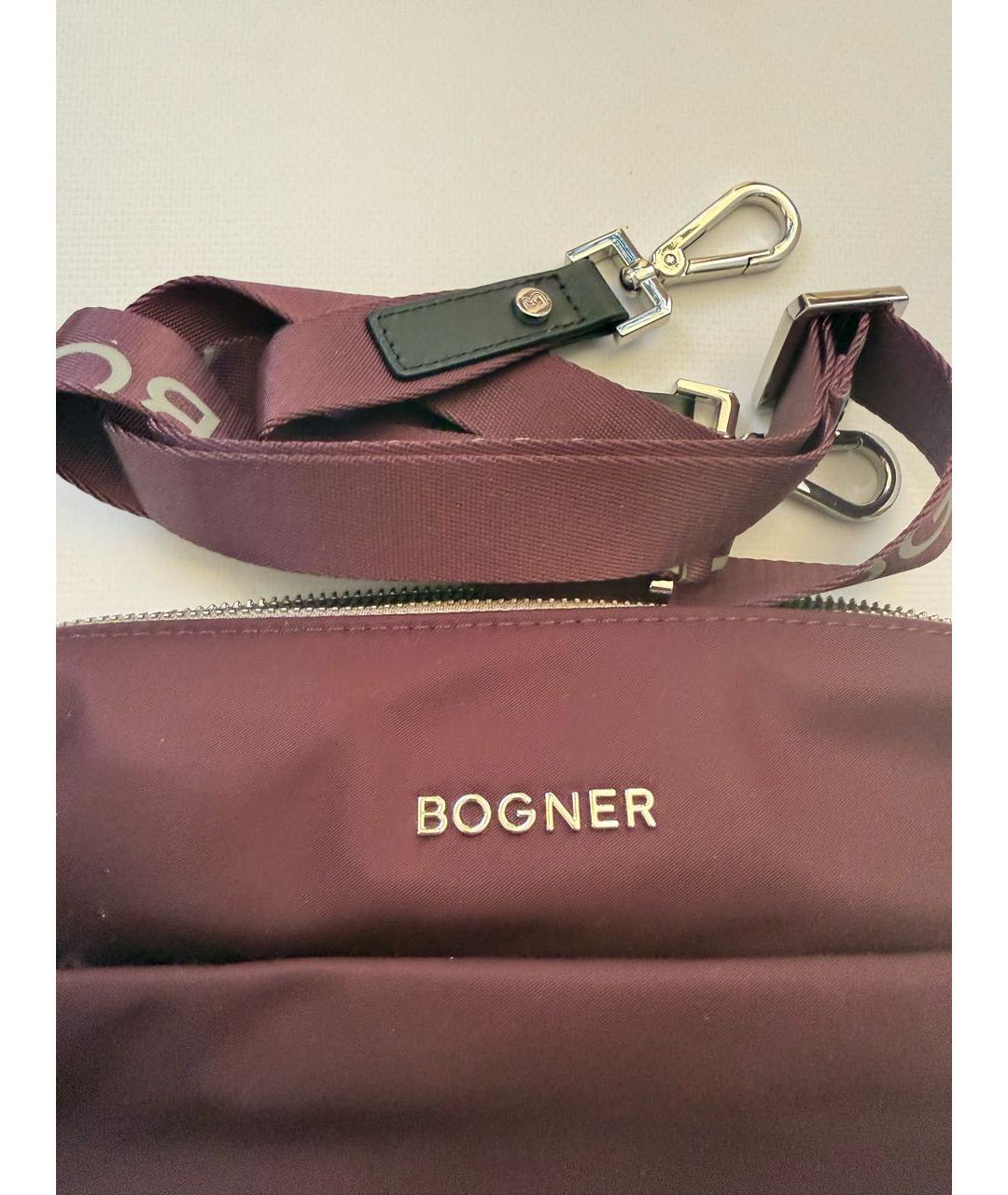 BOGNER Бордовая сумка через плечо, фото 2