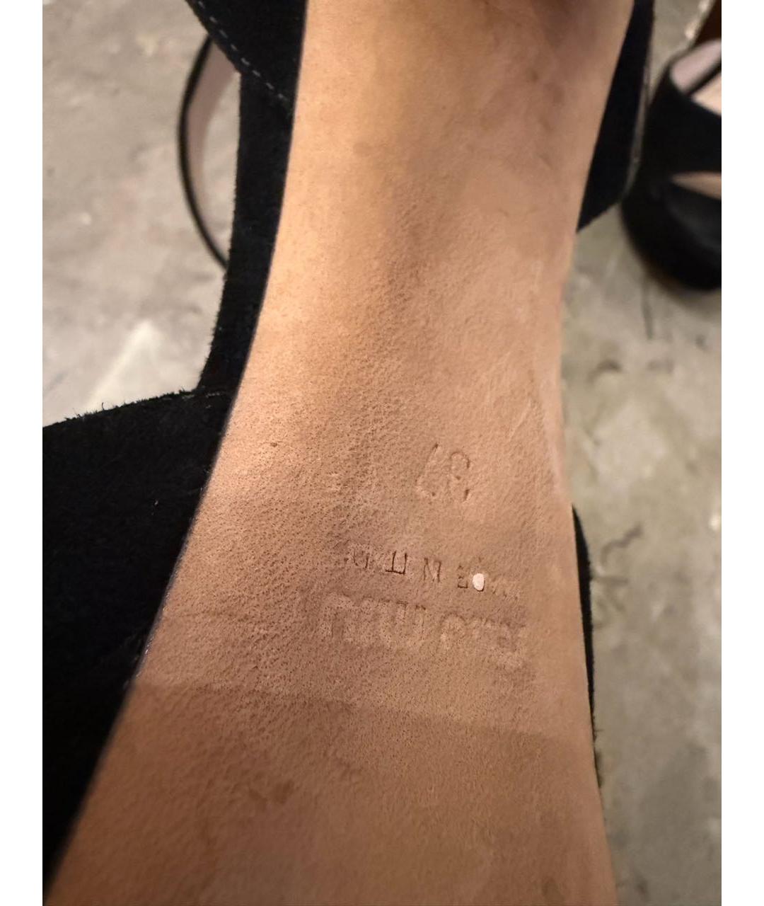 GIANVITO ROSSI Черные текстильные ботильоны, фото 2