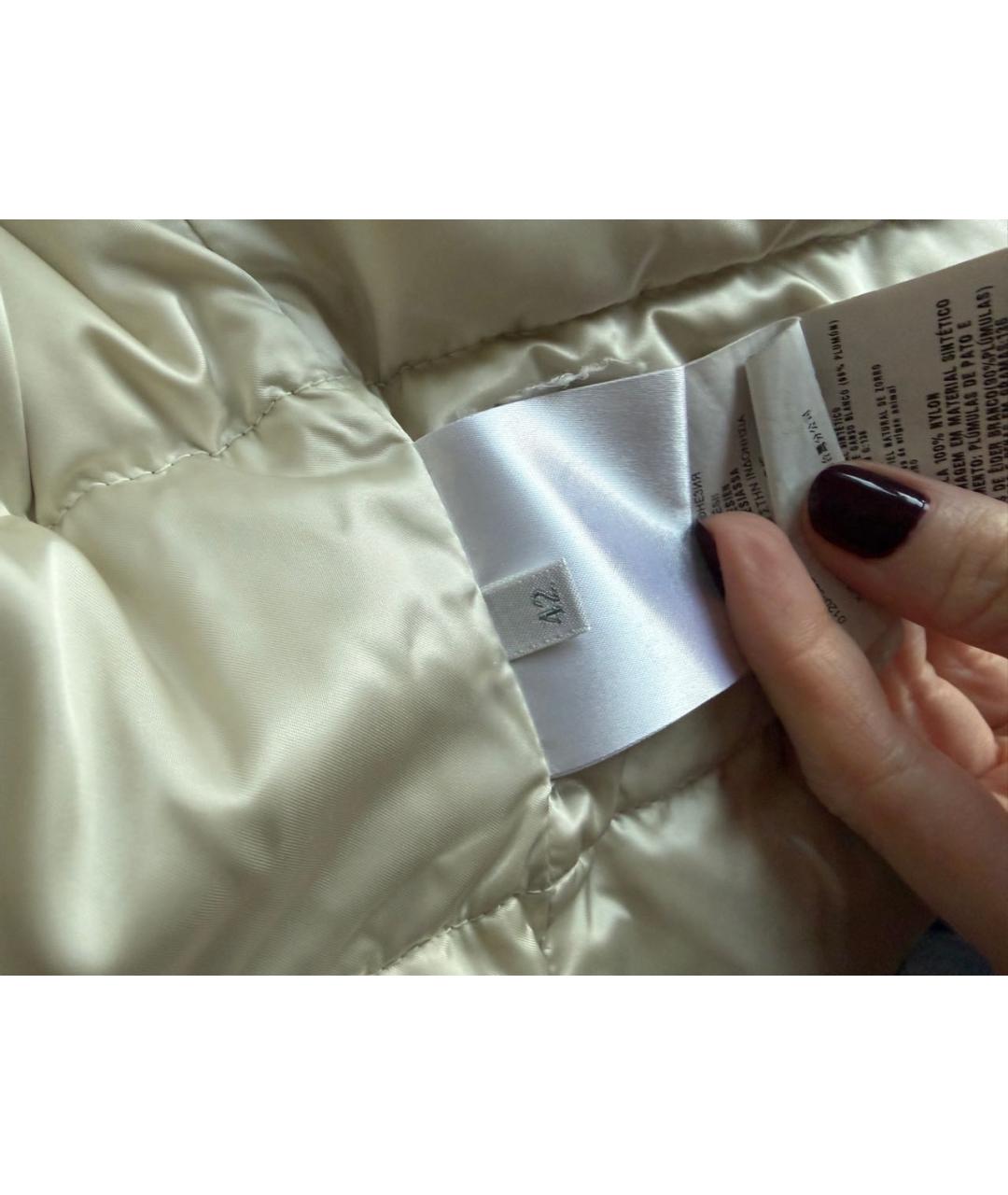 PRADA Антрацитовый полиэстеровый пуховик, фото 6