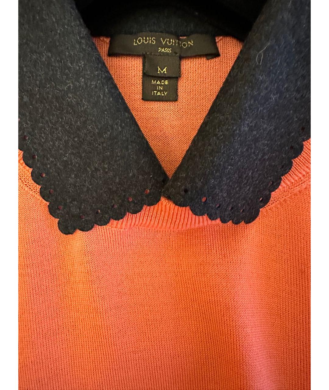 LOUIS VUITTON Оранжевый кардиган, фото 3
