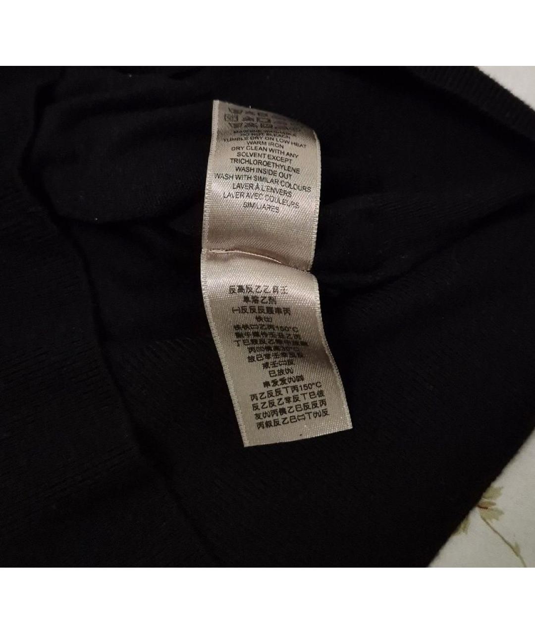 BURBERRY Черный вискозный джемпер / свитер, фото 7