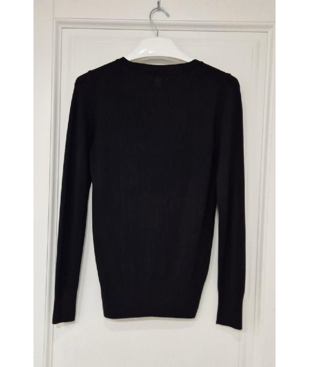 BURBERRY Черный вискозный джемпер / свитер, фото 2