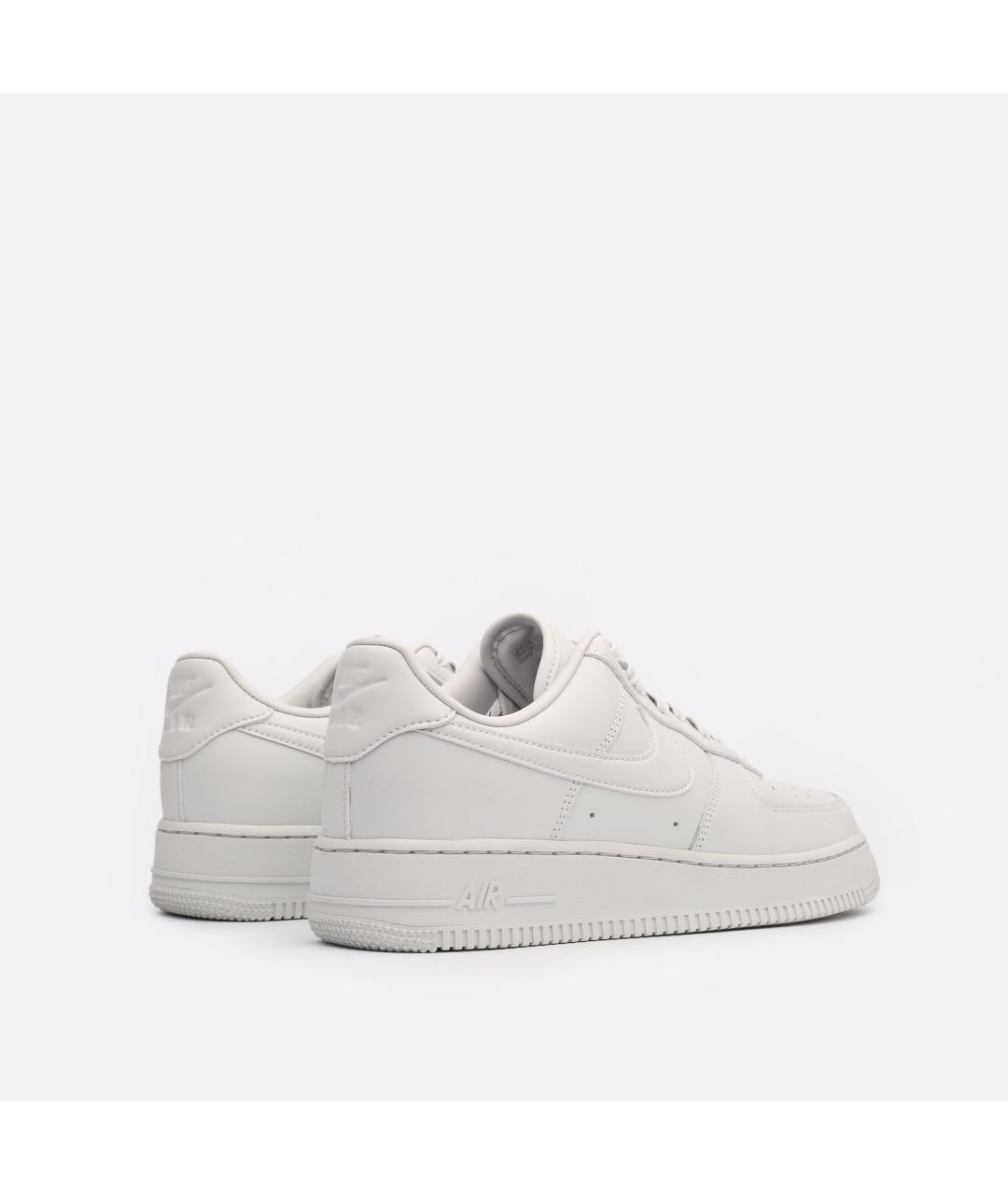 NIKE Белые кожаные низкие кроссовки / кеды, фото 4