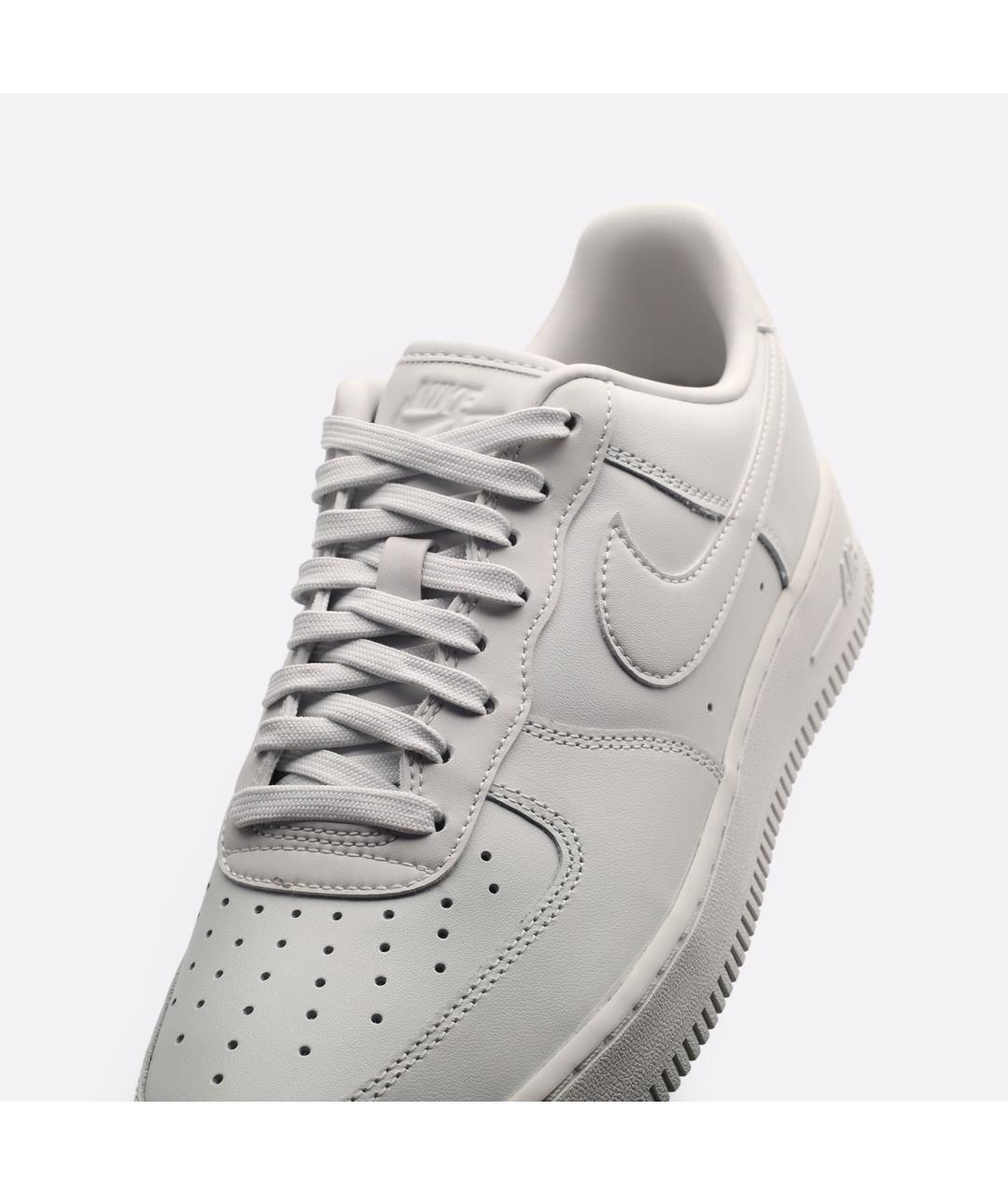 NIKE Белые кожаные низкие кроссовки / кеды, фото 7