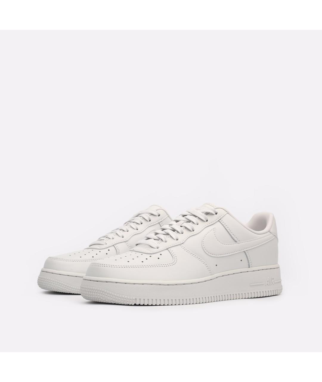 NIKE Белые кожаные низкие кроссовки / кеды, фото 3