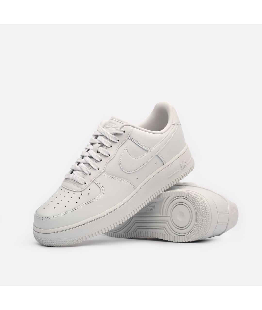 NIKE Белые кожаные низкие кроссовки / кеды, фото 2