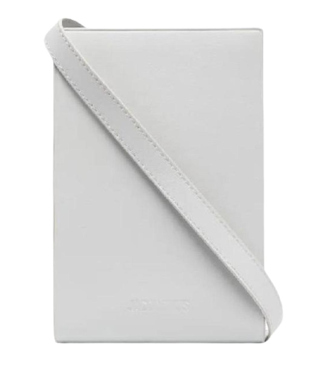 JACQUEMUS Серая кожаная сумка через плечо, фото 1