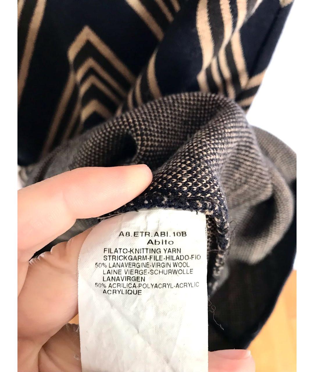 MAX&CO Мульти шерстяное повседневное платье, фото 6