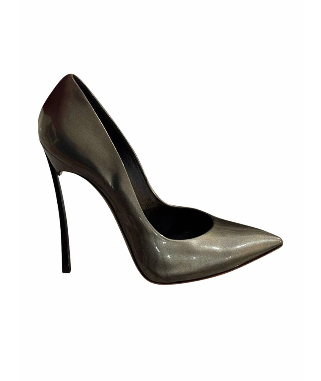 CASADEI Серые кожаные туфли, фото 1