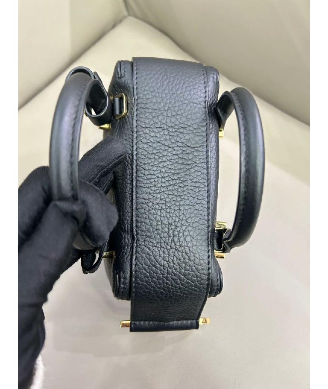 DELVAUX Черная кожаная сумка через плечо, фото 7