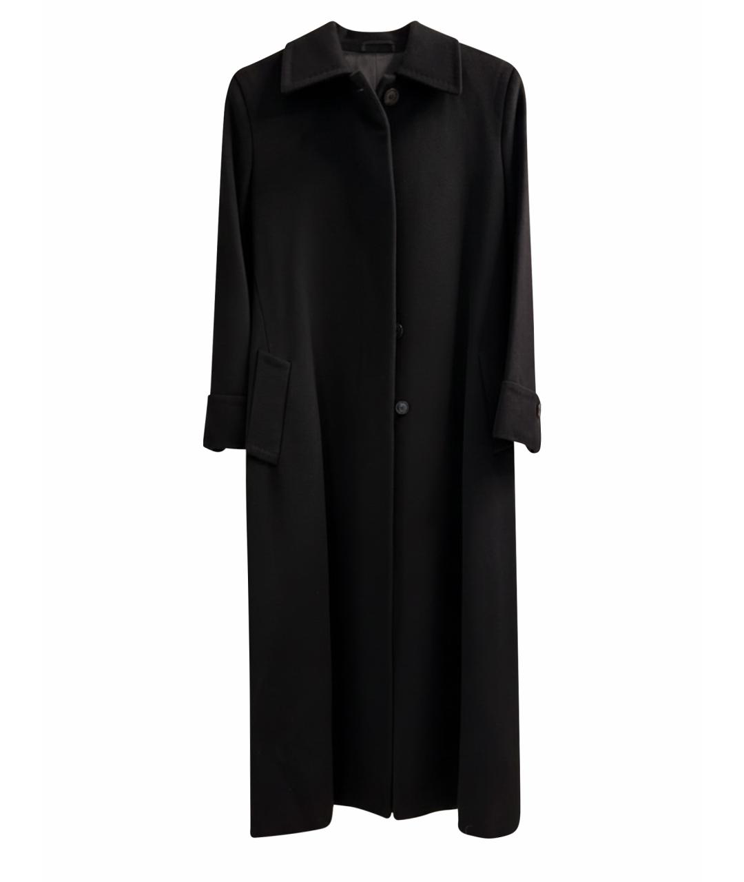 MAX MARA Черное шерстяное пальто, фото 1