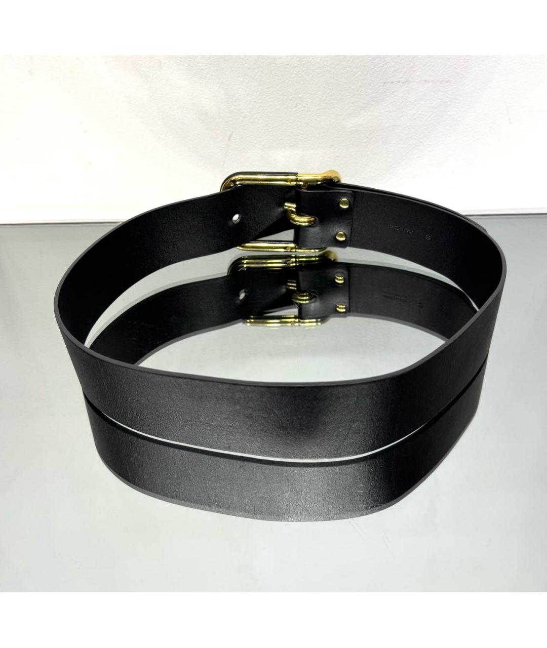 CHLOE Черный кожаный ремень, фото 4