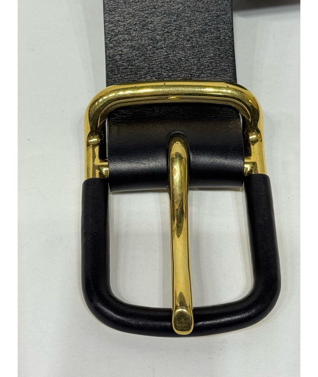 CHLOE Черный кожаный ремень, фото 2