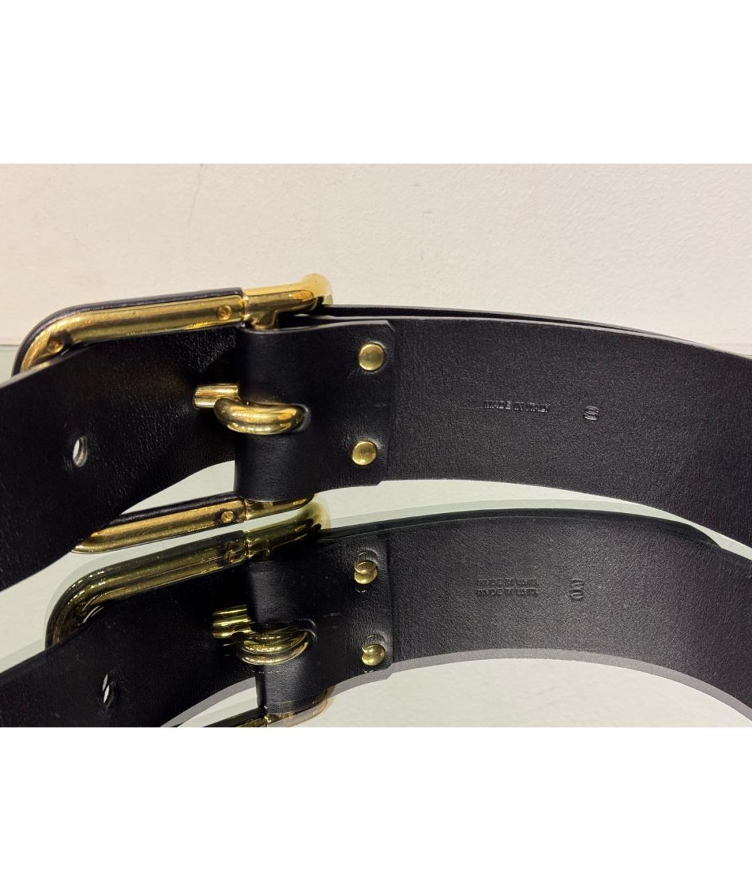 CHLOE Черный кожаный ремень, фото 5