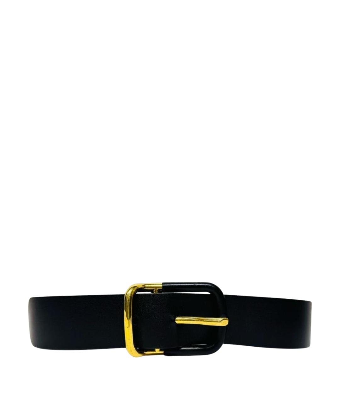 CHLOE Черный кожаный ремень, фото 1