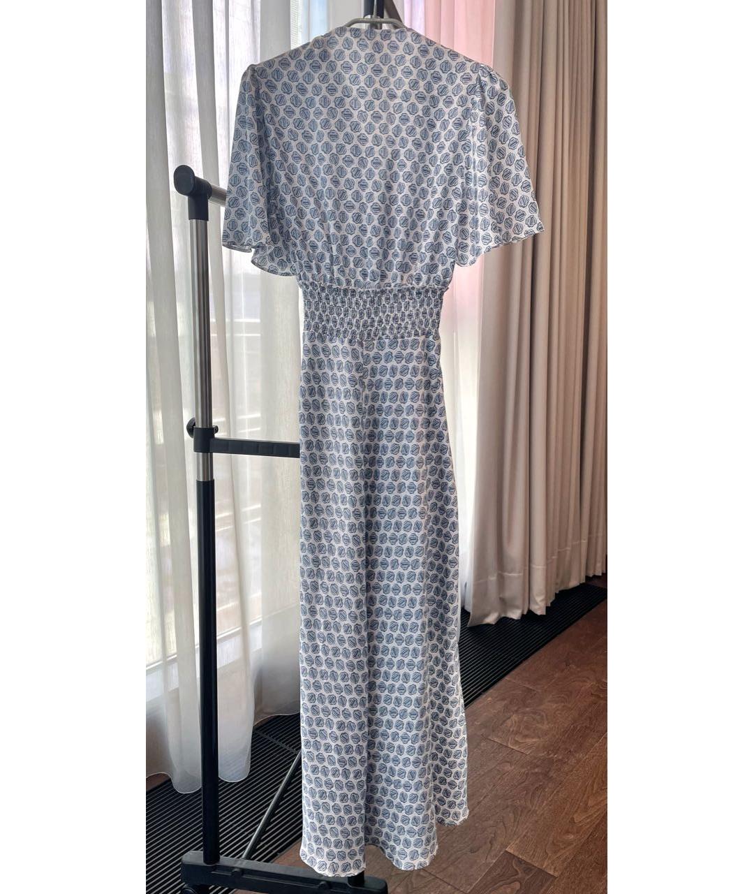 MAJE Белое полиэстеровое повседневное платье, фото 2