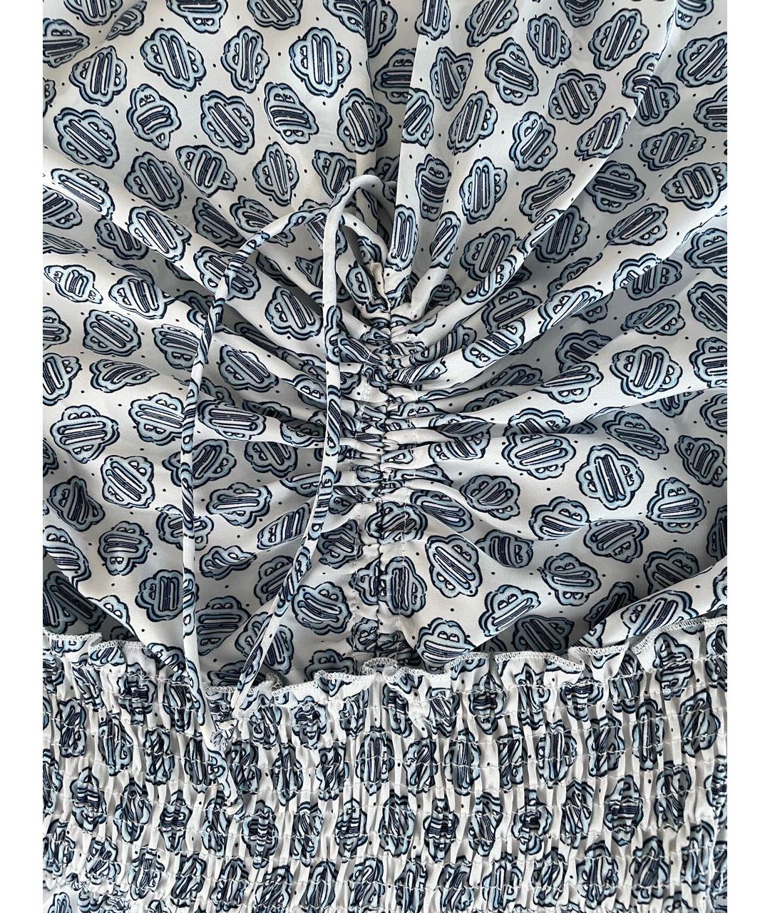 MAJE Белое полиэстеровое повседневное платье, фото 4