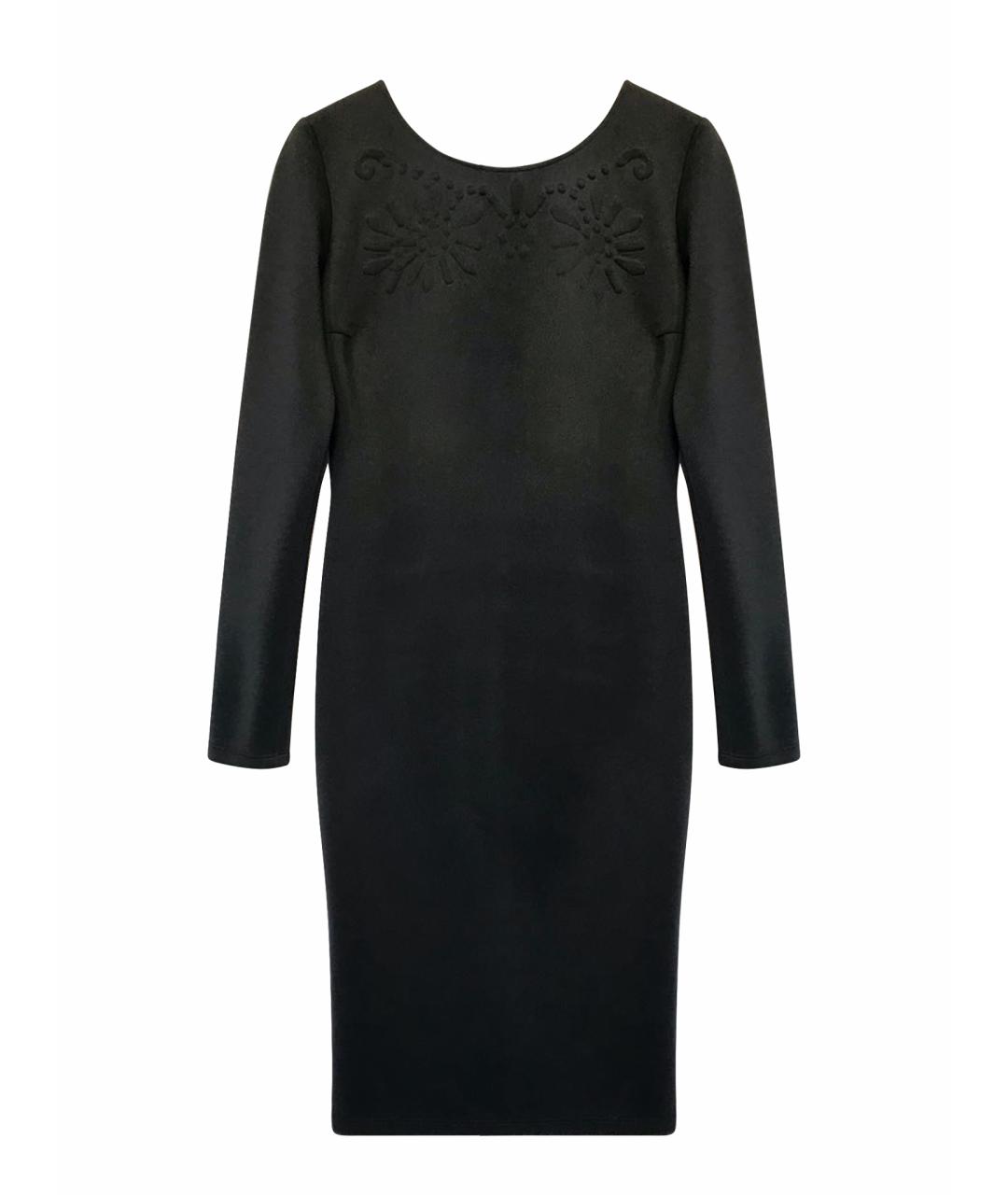 LIU JO Черное полиэстеровое коктейльное платье, фото 1