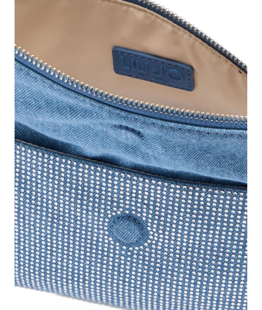 LIU JO Синяя деним сумка через плечо, фото 4
