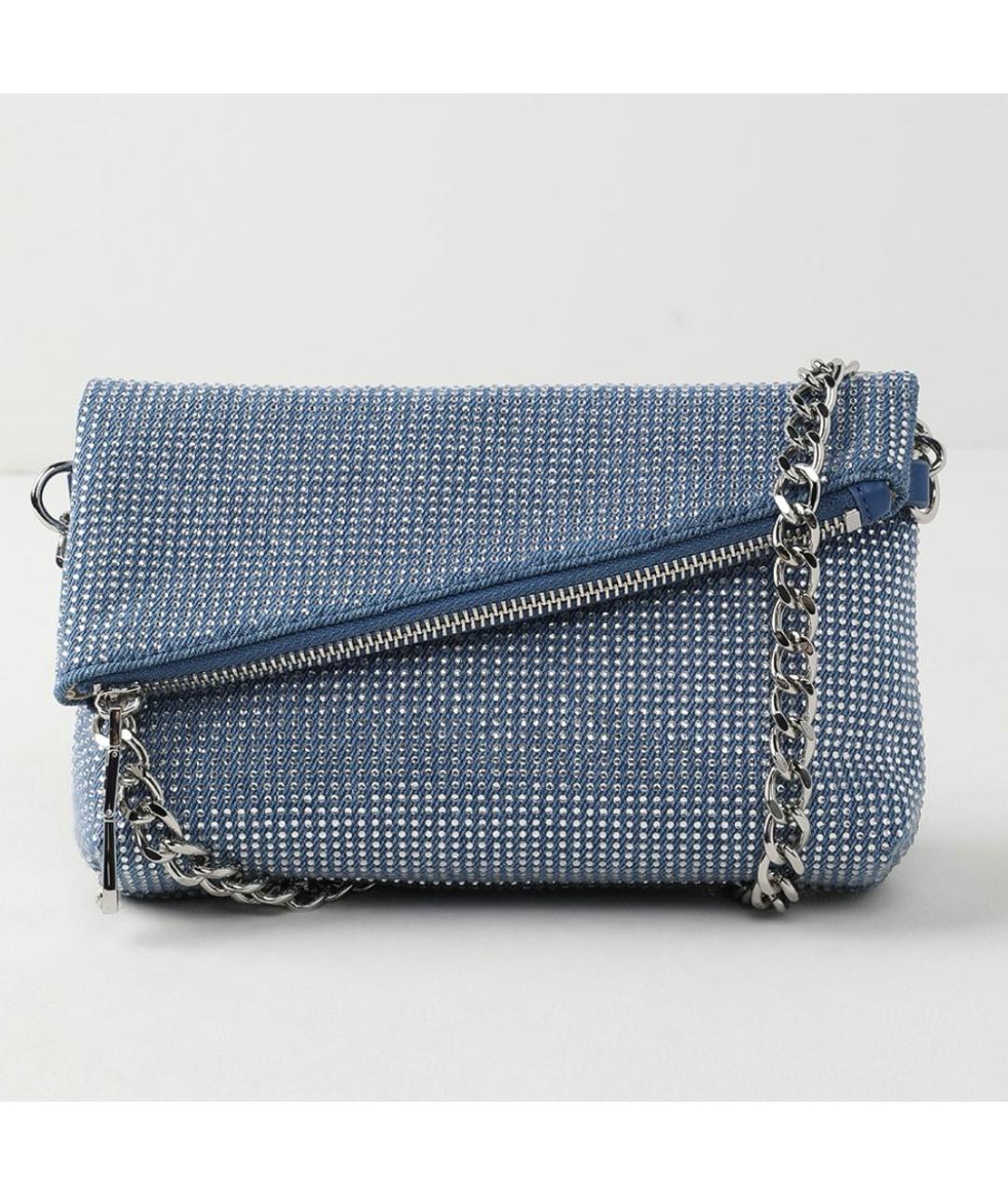 LIU JO Синяя деним сумка через плечо, фото 8