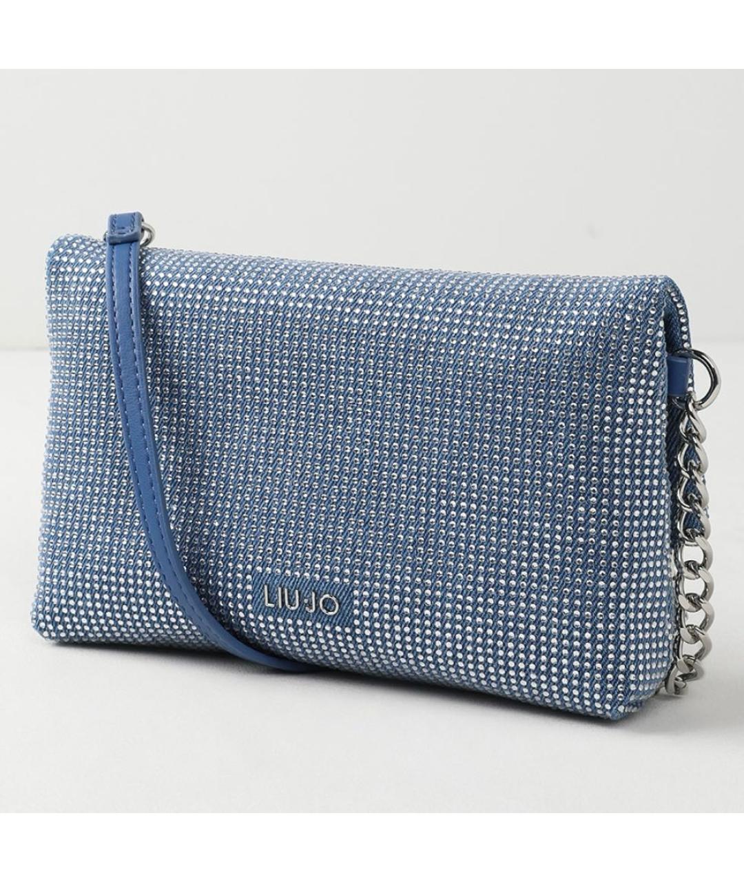 LIU JO Синяя деним сумка через плечо, фото 7