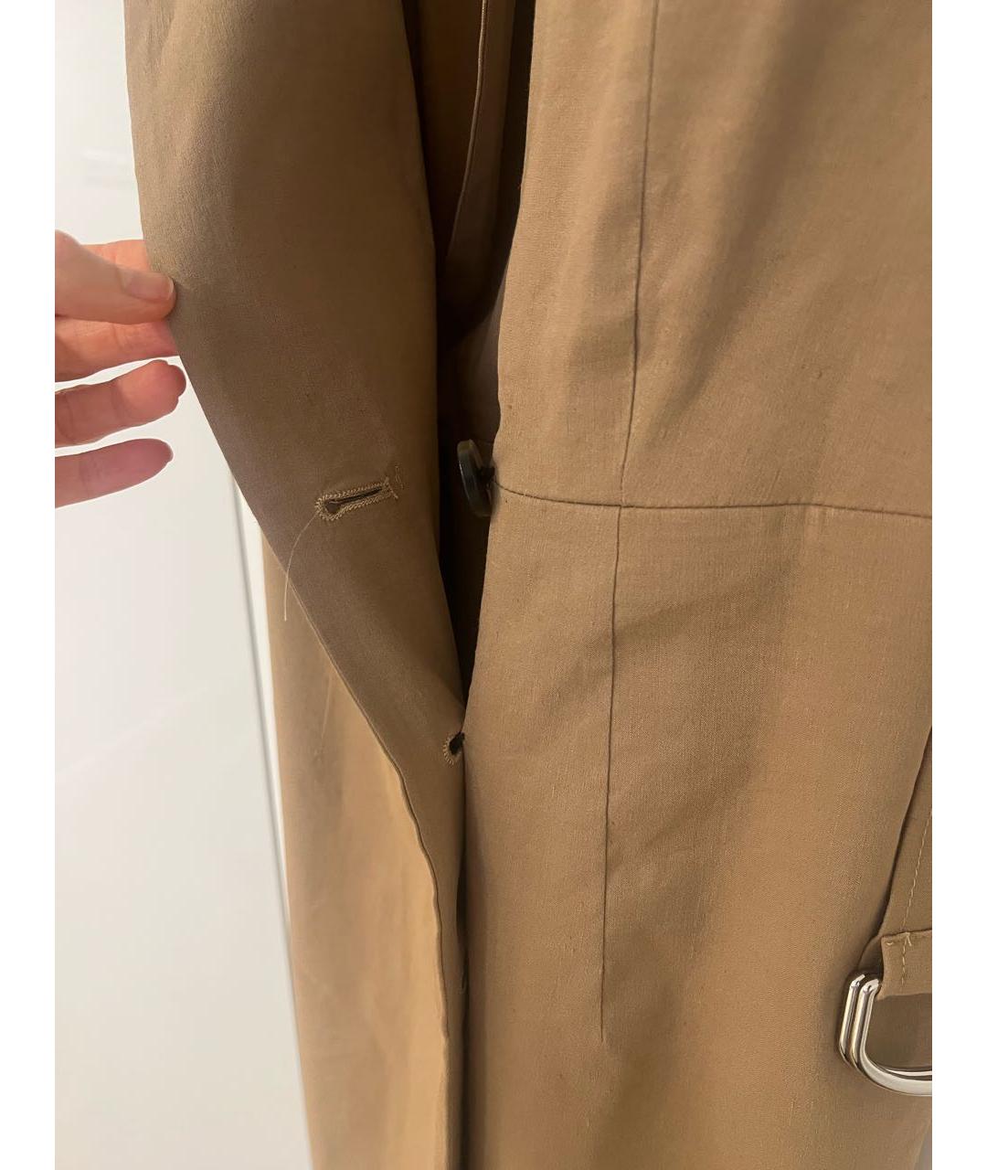 HUGO BOSS Бежевое льняное повседневное платье, фото 6