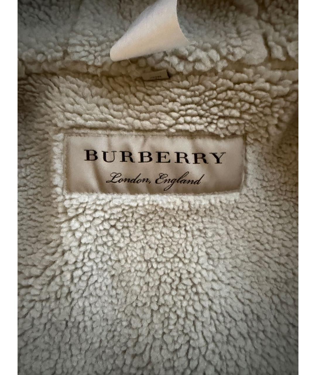 BURBERRY Зеленая полиэстеровая парка, фото 3