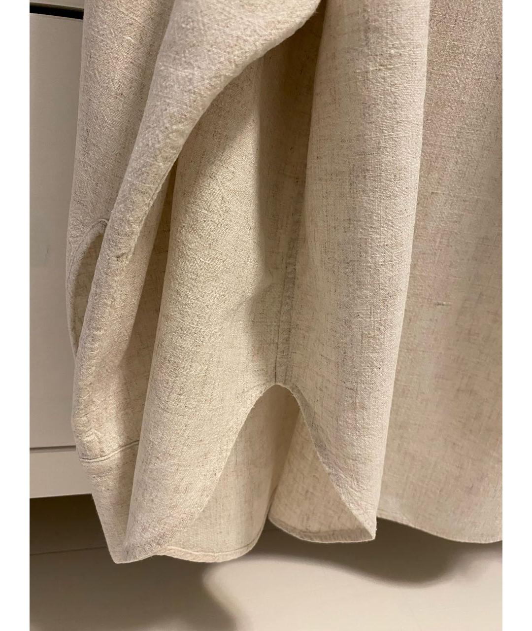 BY MALENE BIRGER Бежевая льняная рубашка, фото 5