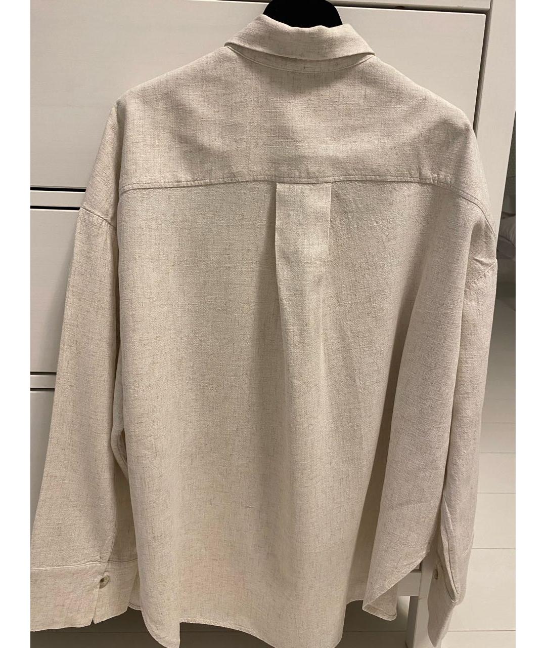 BY MALENE BIRGER Бежевая льняная рубашка, фото 2