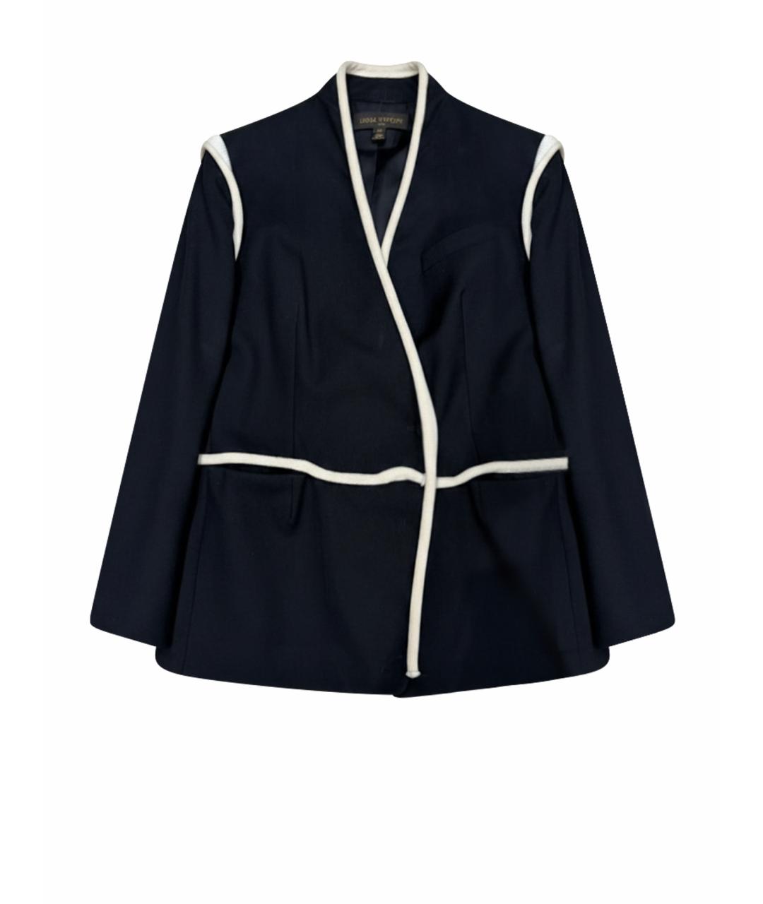 LOUIS VUITTON Черный шерстяной жакет/пиджак, фото 1