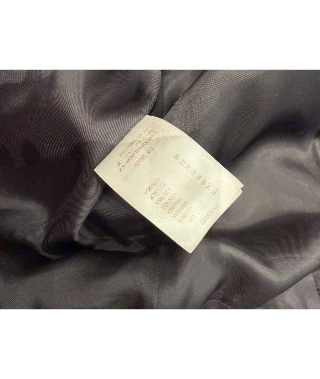 LOUIS VUITTON Черный шерстяной жакет/пиджак, фото 3