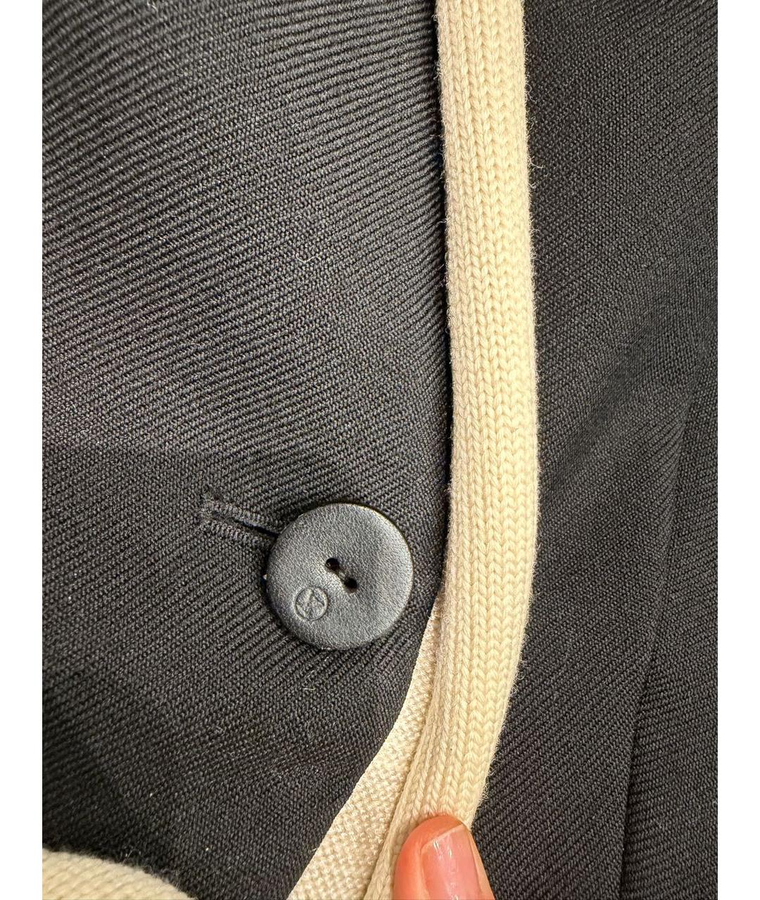 LOUIS VUITTON Черный шерстяной жакет/пиджак, фото 5