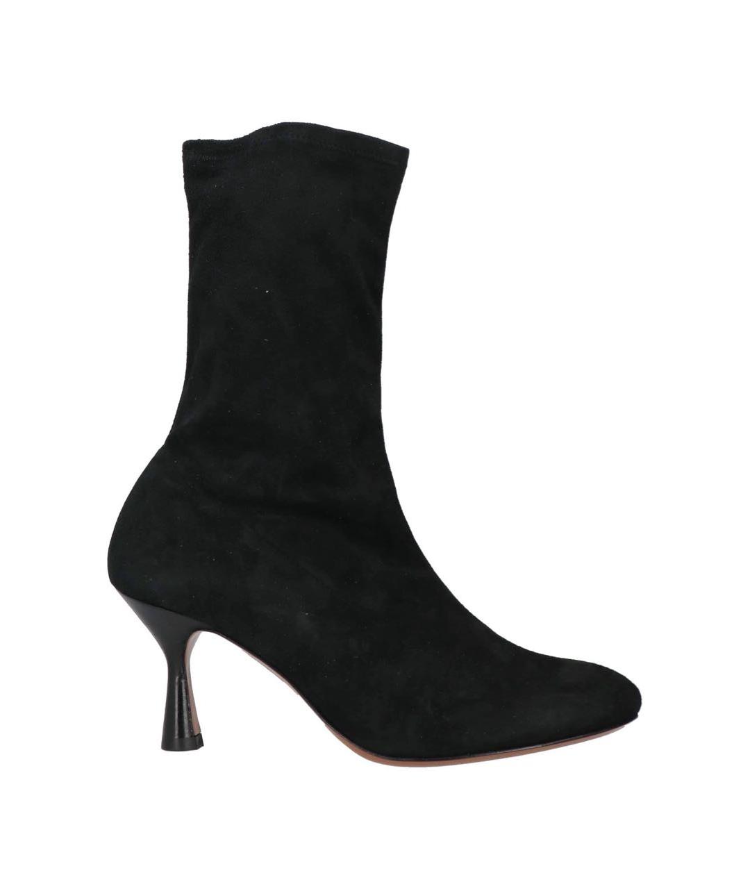 ATP ATELIER Черные замшевые ботильоны, фото 1