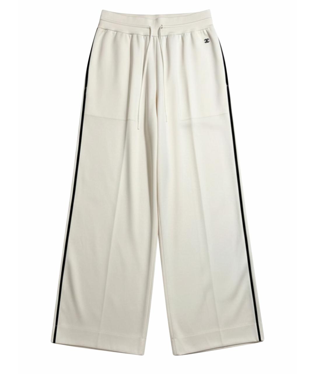 CHANEL Белые брюки широкие, фото 1