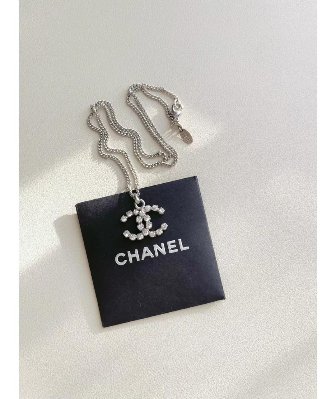 CHANEL Серебряная металлическая подвеска, фото 3