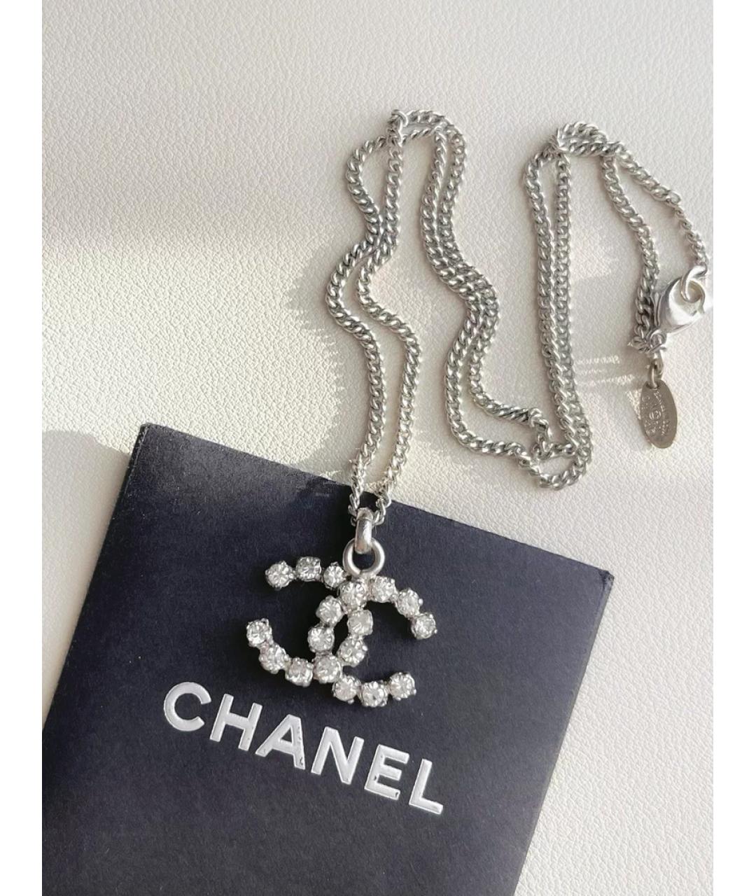 CHANEL Серебряная металлическая подвеска, фото 4