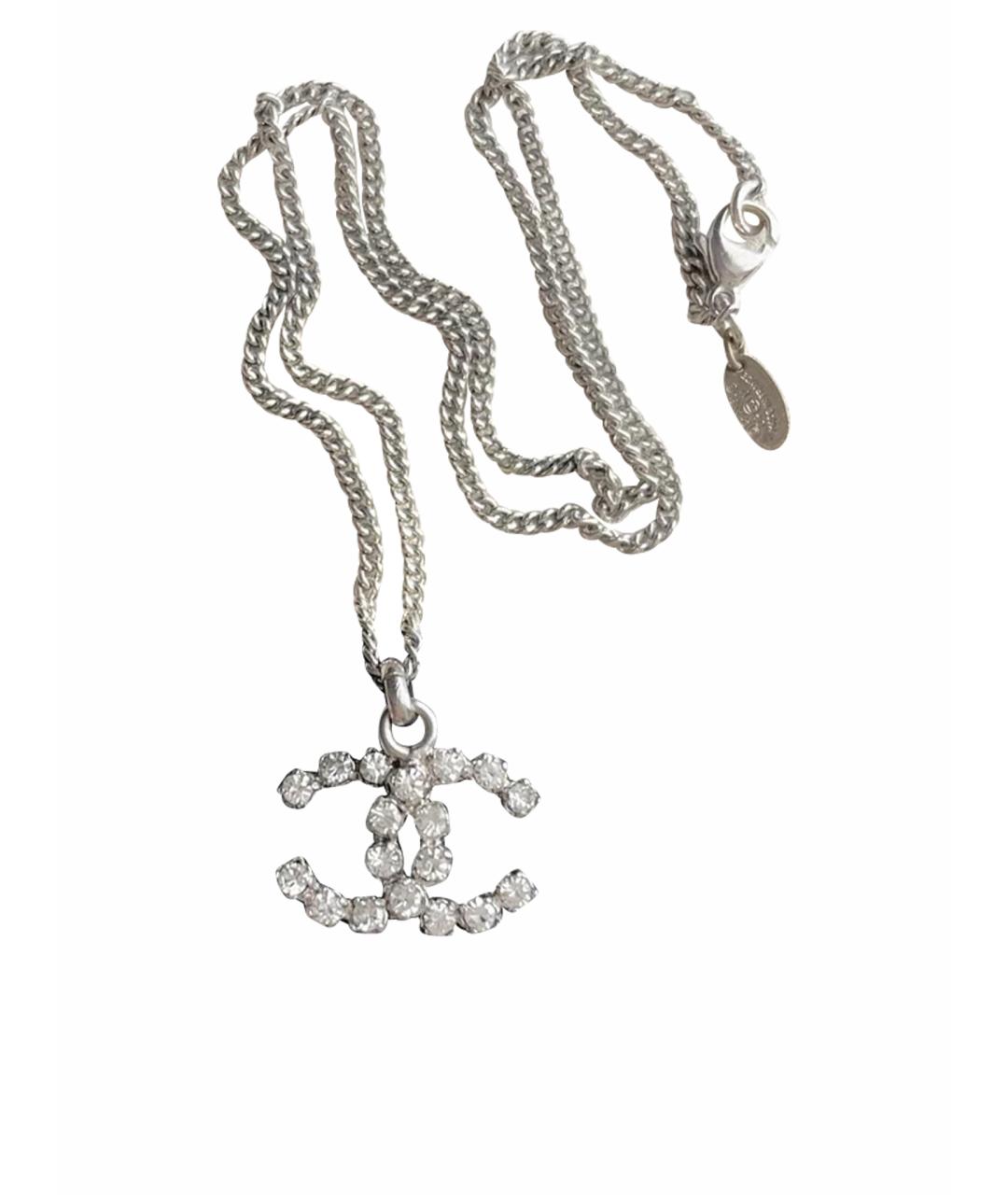 CHANEL Серебряная металлическая подвеска, фото 1