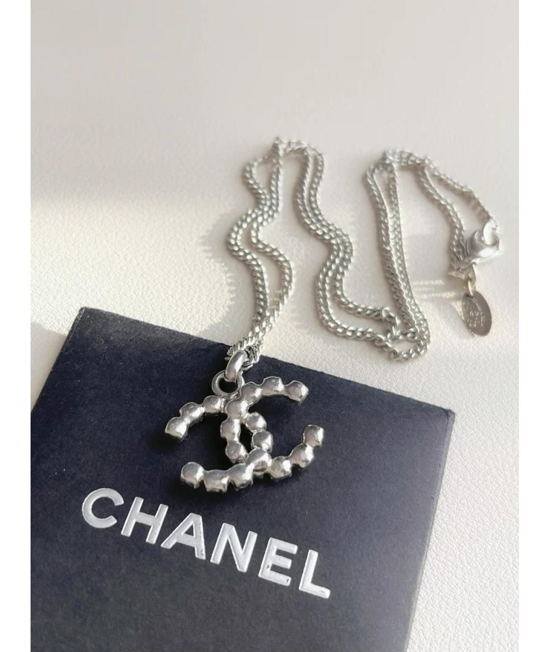 CHANEL Серебряная металлическая подвеска, фото 2