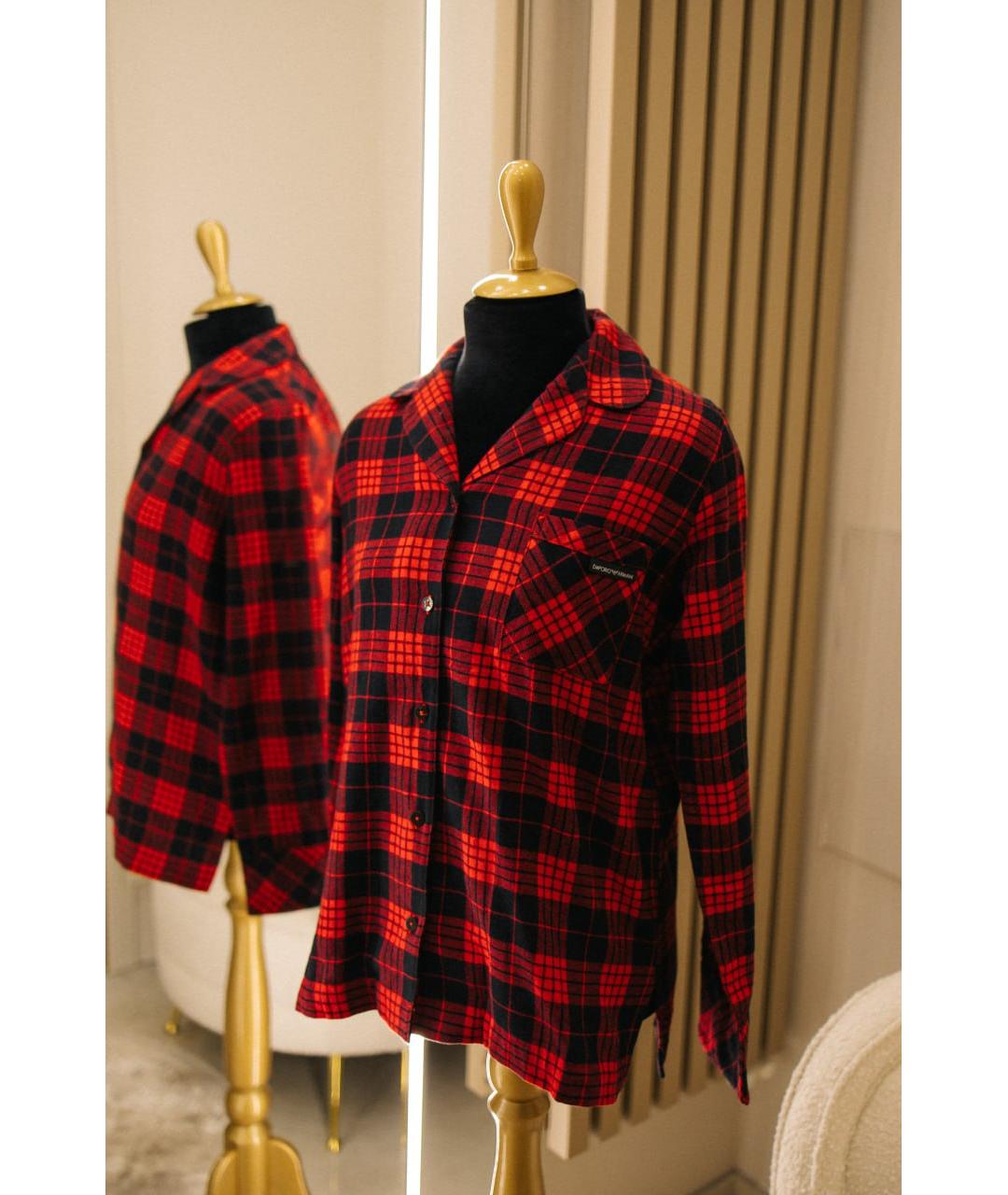 EMPORIO ARMANI Красная пижамы и сорочки, фото 3