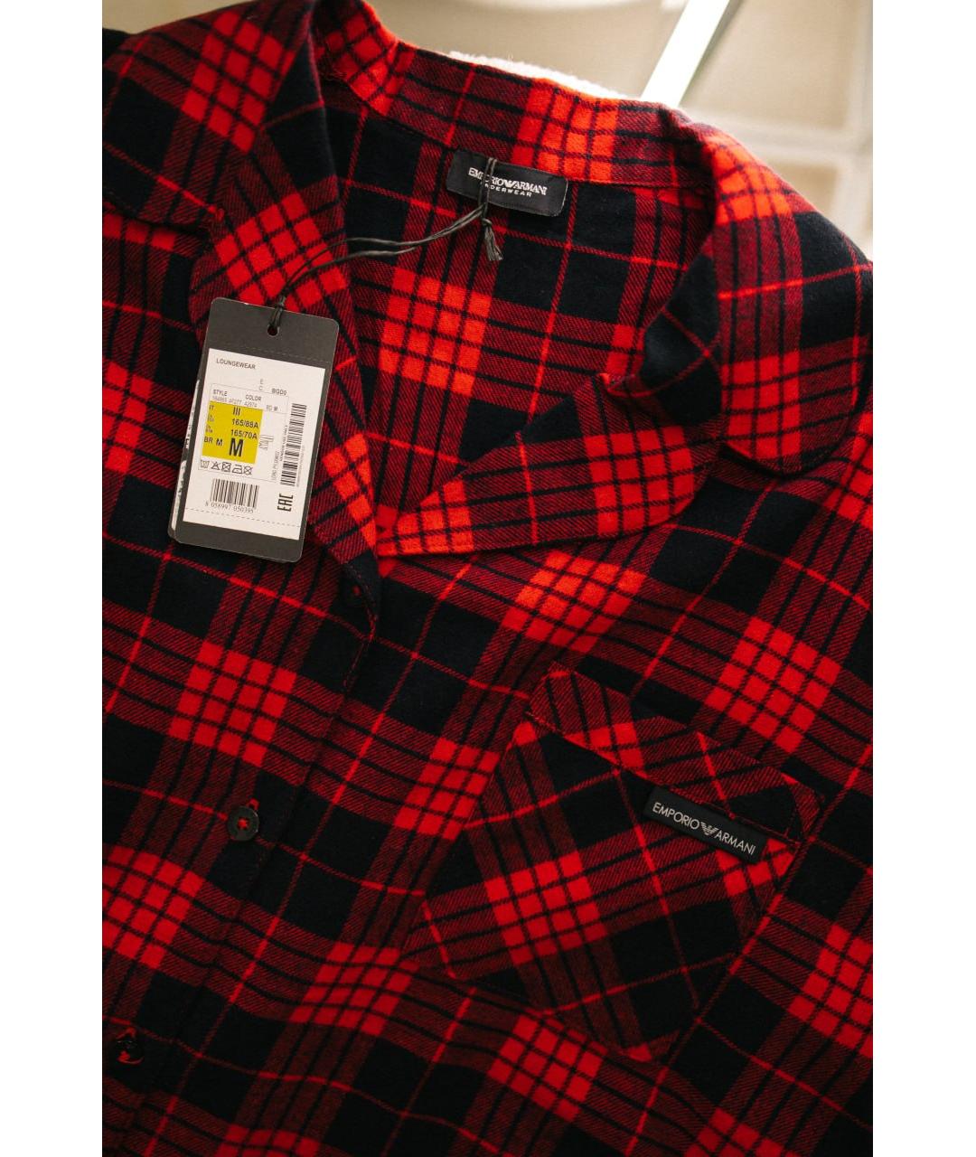 EMPORIO ARMANI Красная пижамы и сорочки, фото 5