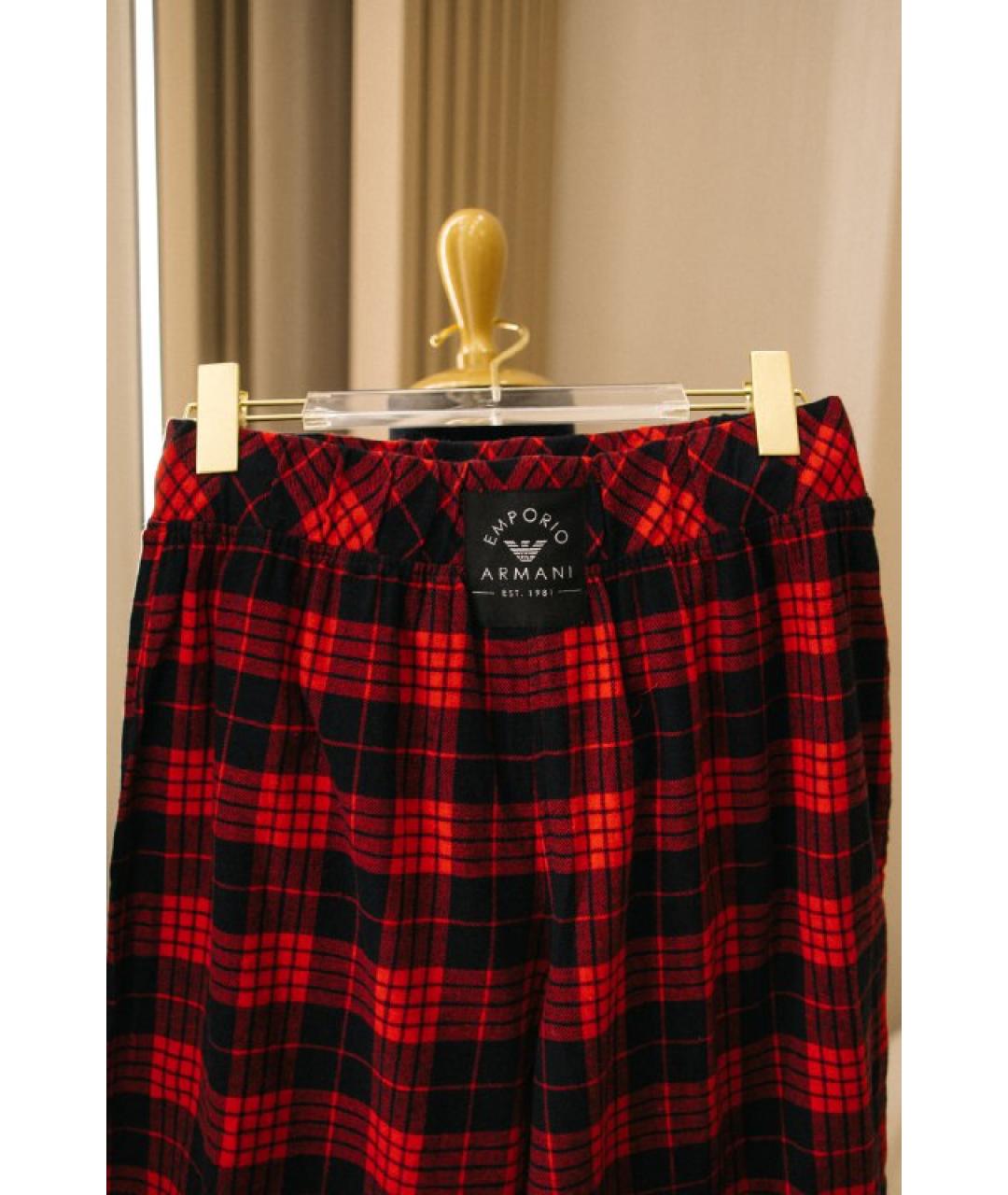 EMPORIO ARMANI Красная пижамы и сорочки, фото 6