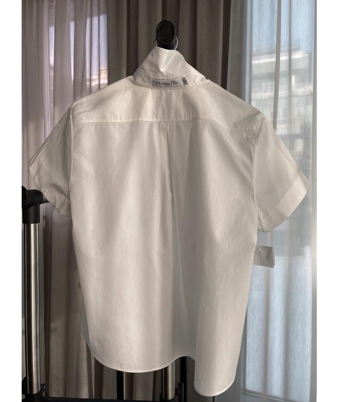 CHRISTIAN DIOR Белая хлопковая рубашка, фото 3