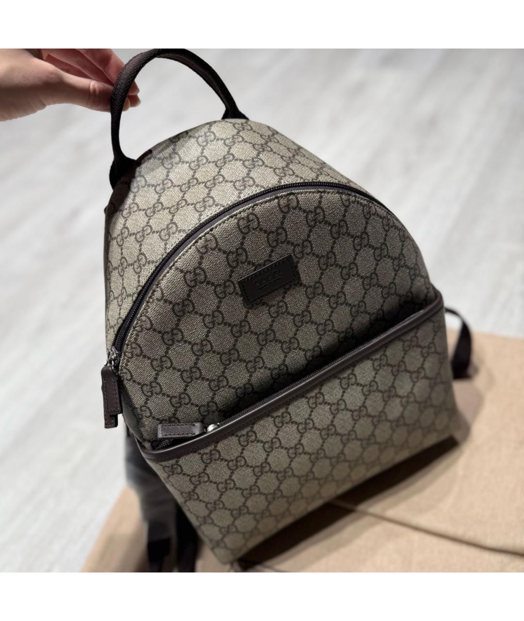 GUCCI Коричневый рюкзак, фото 4