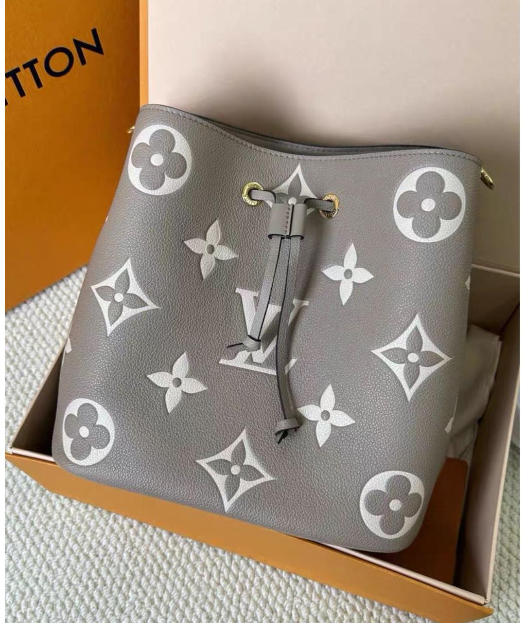 LOUIS VUITTON Бежевая сумка с короткими ручками, фото 2