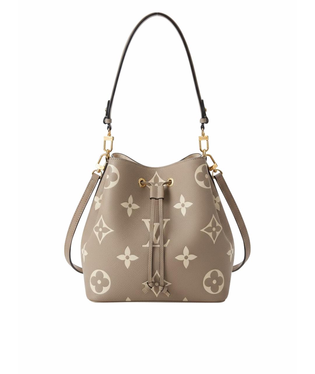 LOUIS VUITTON Бежевая сумка с короткими ручками, фото 1