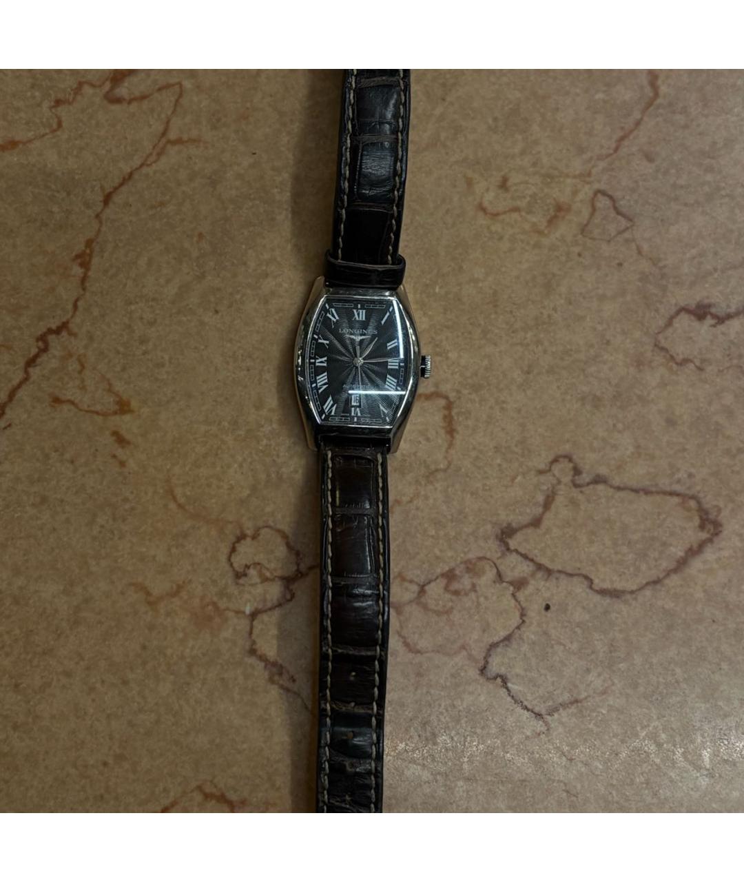 LONGINES Коричневые металлические часы, фото 4