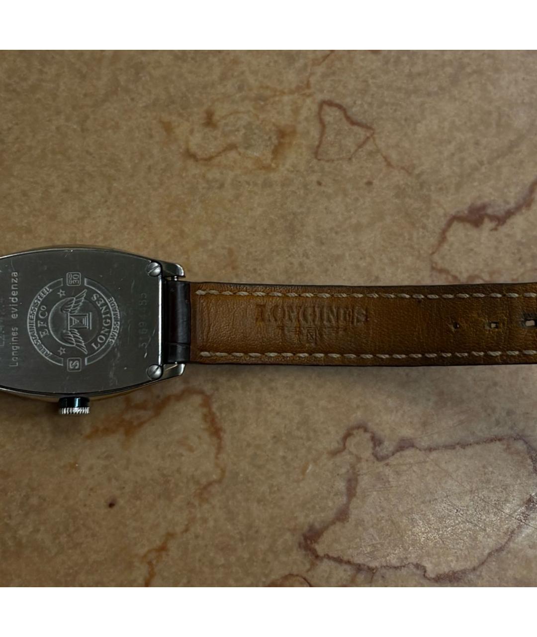 LONGINES Коричневые металлические часы, фото 3