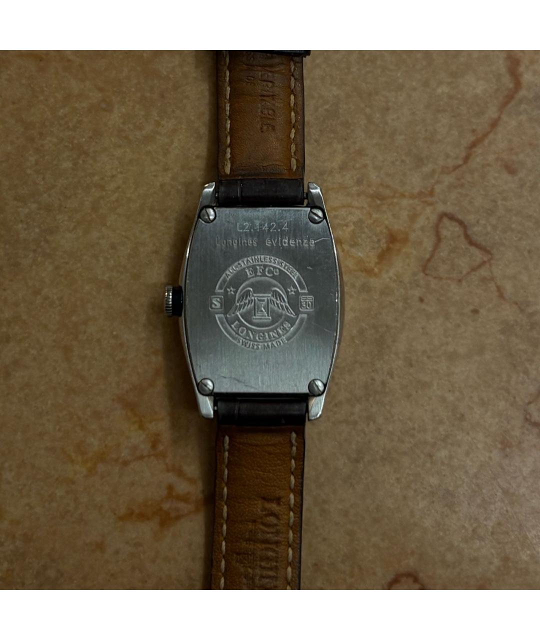 LONGINES Коричневые металлические часы, фото 2