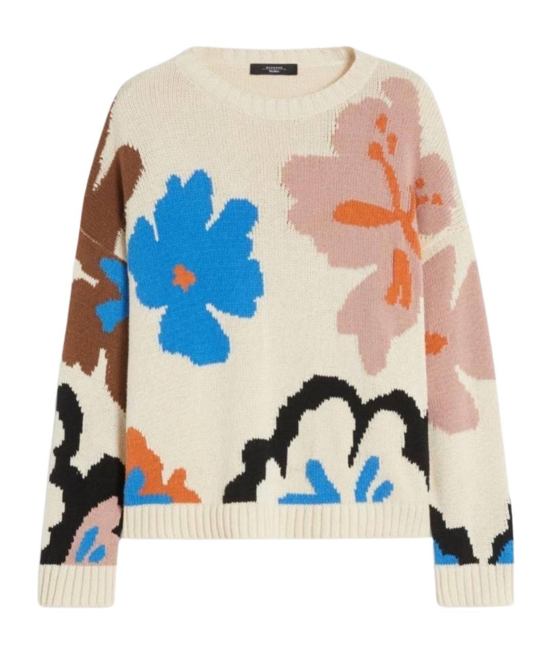 WEEKEND MAX MARA Мульти хлопковый джемпер / свитер, фото 1